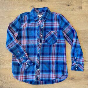 Vineyard Vines Women's Plaid Flannel Button Down Shirt